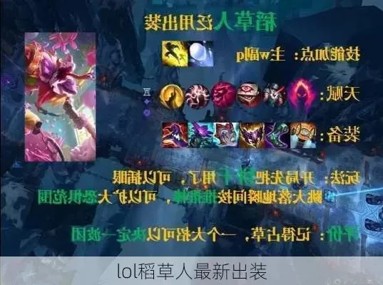 稻草人最新出装　稻草人最新出装2024