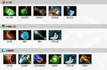 DOTA2莱恩胜率提升攻略:出门装到后期装备详解