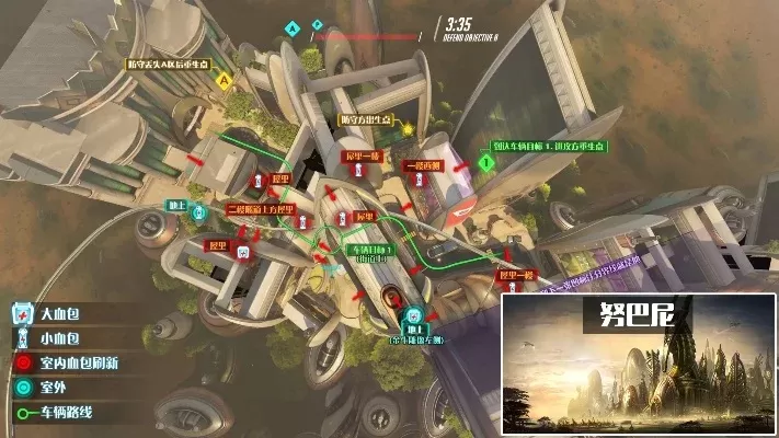 努巴尼地图攻略:A点B点防守技巧解析
