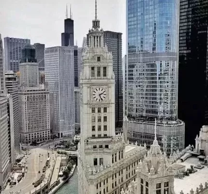 世界著名城市建筑奇观:纽约、香港、芝加哥天际线探秘