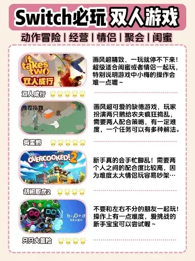 小游戏双人排行榜大全-双人排行游戏助旅途