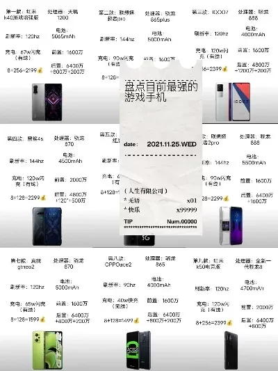 打游戏很酷的手机排行榜-游戏手机性能排行