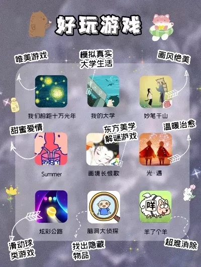 小游戏颜值超高的手游排行榜-旅途游戏时光美