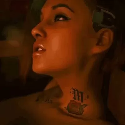 赛博朋克2077朱迪打桩动图-赛博朋克暴力美学