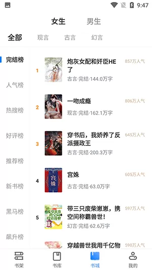 飞阅小说免费版