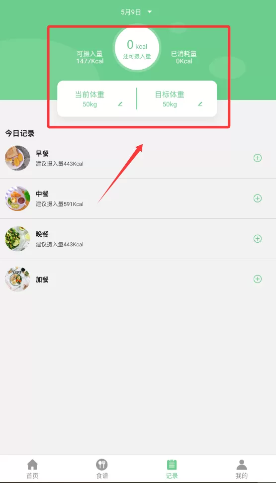 卡路里食谱