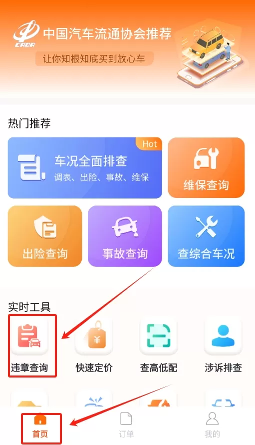 闪电车辆信息查询