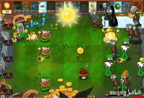 植物大战僵尸杂交版招财猫版